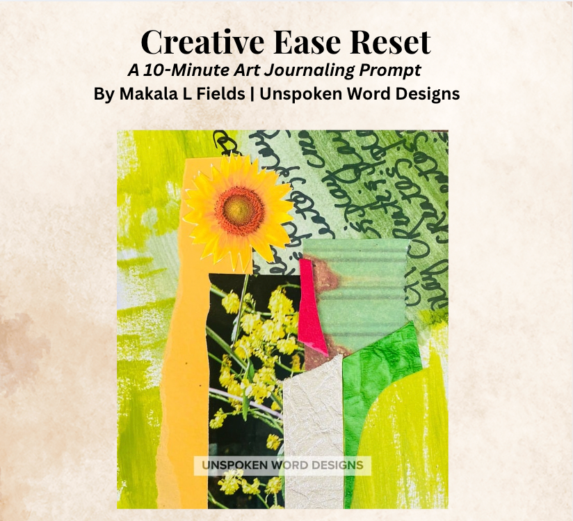 Creative Ease Reset: A Free 10-Minute Art Journaling Prompt