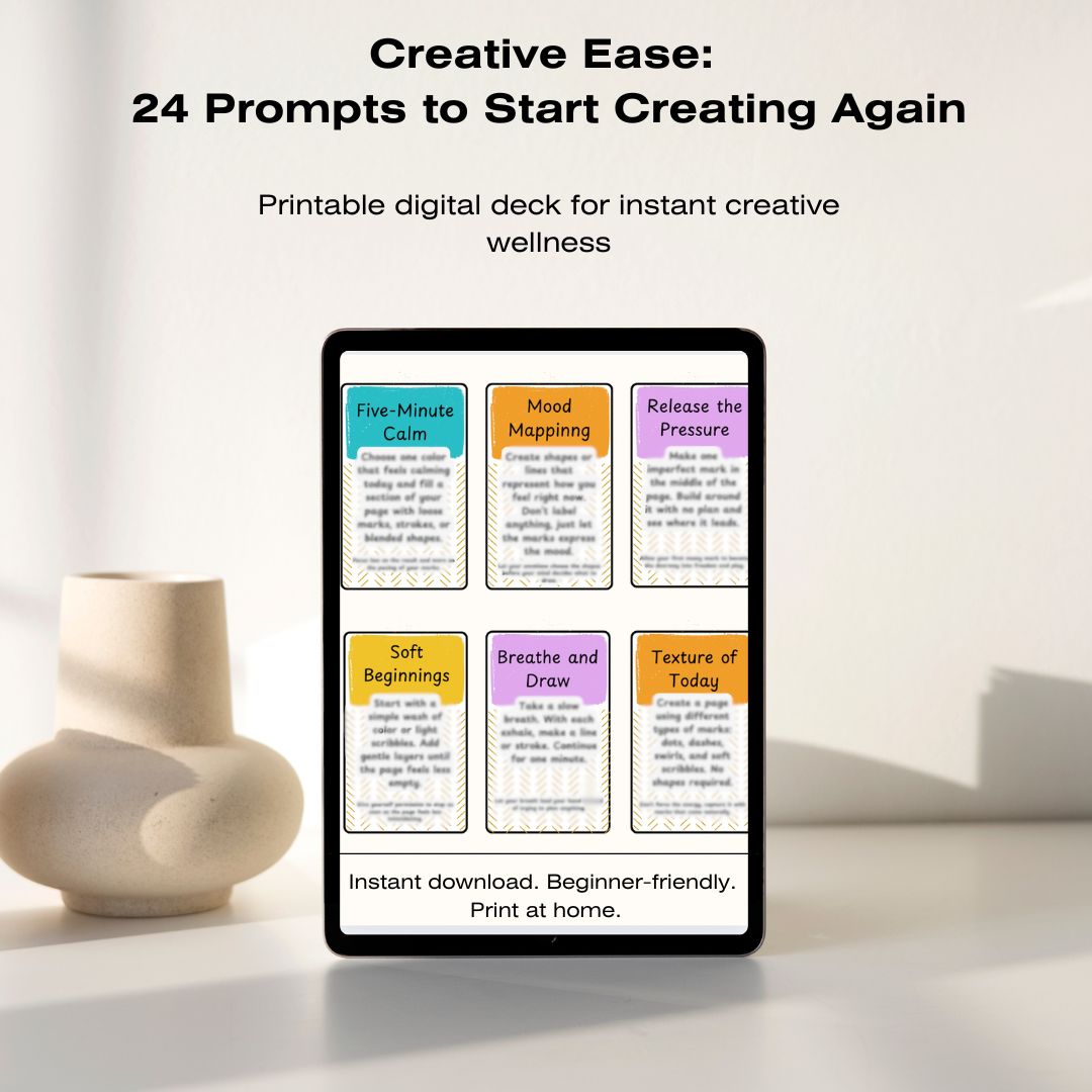 Creative Ease: 24 Prompts to Start Creating Again