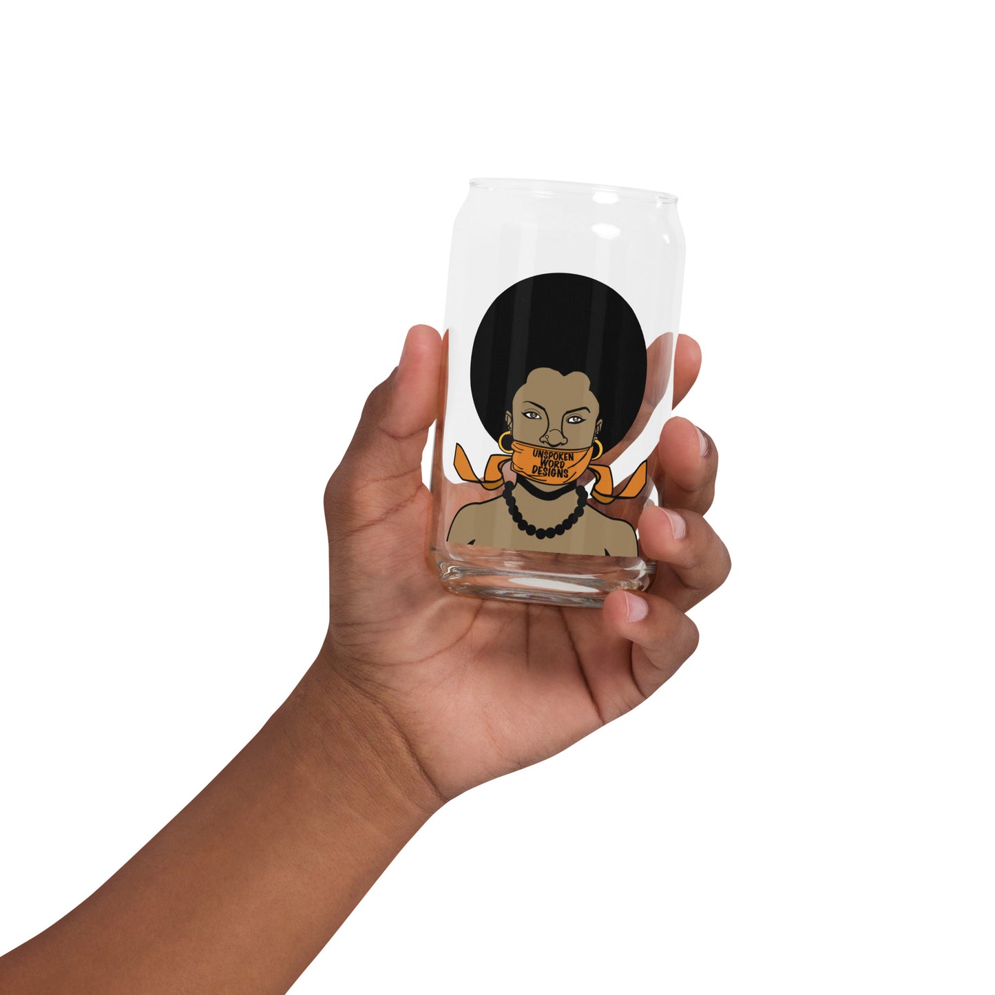 Nzinga Can Shaped Glass