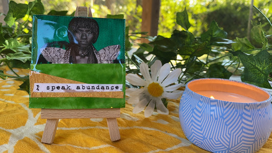I Speak Abundance Mini-Collage